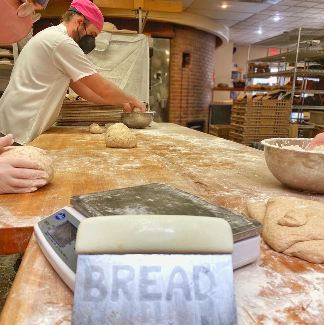 Image of WheatFields Bakery interior work surface