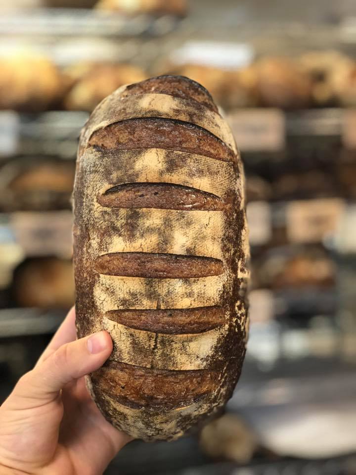 Image of a loaf of seedless rye bread